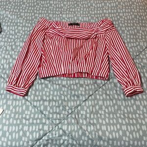 Zara stripped off the shoulder top
